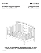 DaVinci Elizabeth II Assembly Instructions Manual