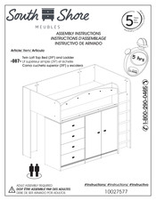 South Shore 087 Assembly Instructions Manual