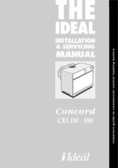 IDEAL Concord CXi 140 Installation & Servicing Manual
