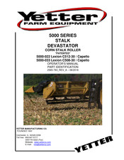 Yetter 5000-022 Lexion C512-30/Capello Operator's Manual