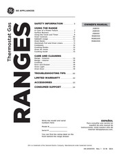 GE RGBS100 Owner's Manual