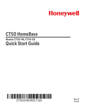 Honeywell CT50 HomeBase Quick Start Manuals