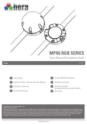 HERA MPX6 RGB SERIES User Manual & Installation Manual