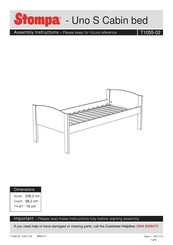 Stompa T1055-02 Assembly Instructions Manual