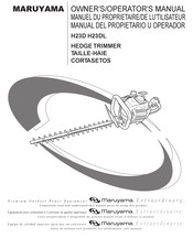 Maruyama H23D Owner's/Operator's Manual