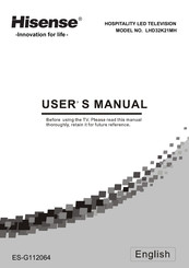 Hisense LHD32K21MH User Manual