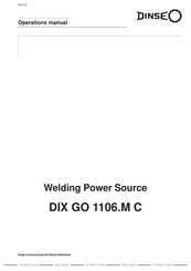 DINSEO DIX GO 1106.M C Operation Manual