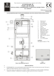 Johnson & Starley ECONOMAIRE 90 Installation, Commissioning & Servicing Instructions