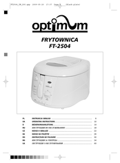 Optimum FT-2504 Operating Instructions Manual