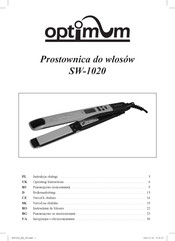 Optimum SW-1020 Operating Instructions Manual