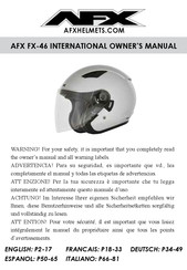 AFX FX-46 International Owner’s Manual