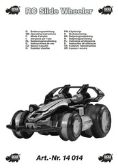 DICKIE SPIELZEUG RC SLIDE WHEELER Operating Instructions Manual