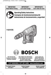 Bosch 11316evs Sds Max Demolition Hammer 14a Motor Manuals Manualslib