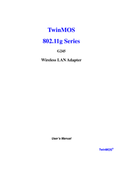 TwinMOS G245 User Manual