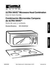 Kenmore ULTRA WAVE MV-2042KQV Use & Care Manual