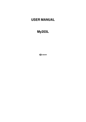 Sagem My203L User Manual