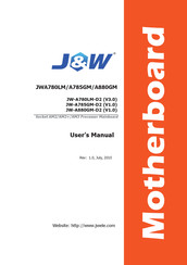 J&W JW-A780LM-D2 User Manual