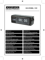 Konig HAV-CR26BL Manual
