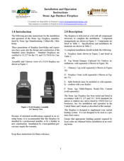 Stone Age SA 36 Installation And Operation Instructions Manual