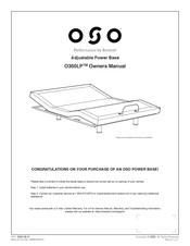 Reverie OSO O350LP Owner's Manual