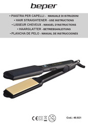 Beper 40.921 Use Instructions