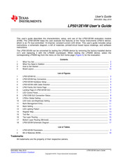 Texas Instruments LP5012EVM User Manual