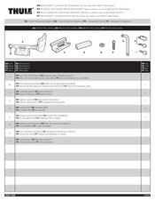 Thule BED-RIDER BRLB2 Manual