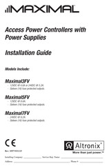 Altronix Maximal7FV Installation Manual