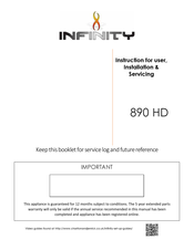 Infinity 890 HD Instruction For User, Installation & Servicing