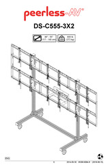 peerless-AV DS-C555-3X2 Manual