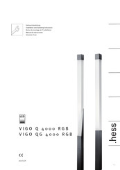 Hess VIGO Q 4000 RGB Installation And Operating Instructions Manual
