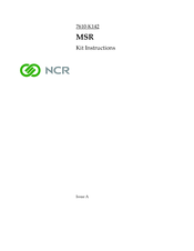 NCR MSR 7610-K142 Instructions Manual