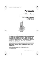 Panasonic KX-TGA552C Installation Manual