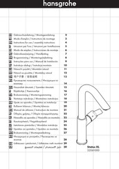 Hans Grohe Status XL Instructions For Use/Assembly Instructions
