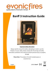 Evonicfires Banff 3 Instruction Manual