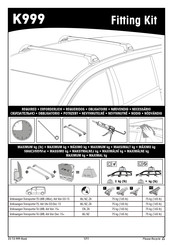 Yakima K999 Manual