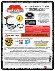 Millenium M-007-SL LOCK-ON TREESTAND Instruction Manual