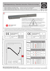 Eco FSA EFR 51 B Assembly Instruction Manual