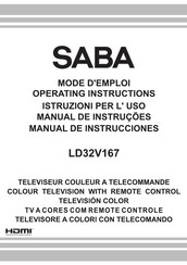 Saba LD32V167 Operating Instructions Manual