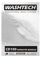 Washtech CD100 Operator's Manual