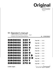 Pottinger Eusroboss 330 H Operator's Manual