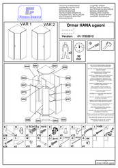 Forma Ideale Ormar HANA Assembling Instruction