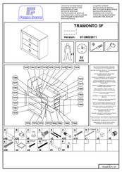 Forma Ideale TRAMONTO 3F Assembly Instructions Manual
