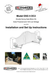G-Force DSG 5 DC2 Installation And Setup Instructions