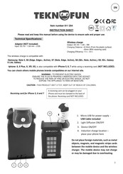 Teknofun 811 254 Instruction Sheet