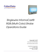 CyberData Singlewire InformaCast Series Operation Manual