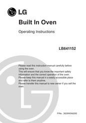 LG LB641152 Operating Instructions Manual