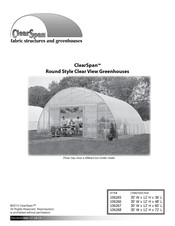 ClearSpan 106266 Manual