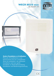Extel WECR 80310 SER.R1 Installation And User Manual