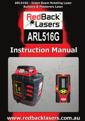 RedBack Lasers ARL516G Instruction Manual